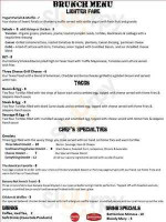 Braiz'n American Grill menu