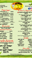 Kiko Rice Noodle menu