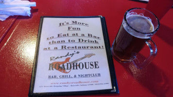 Randy's Roadhouse menu