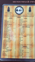 Pine Grove menu
