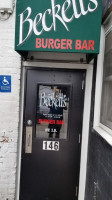 Beckett's Burger Rel Room outside