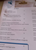 Hot Tin Roof menu