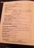 Athmann's Inn menu