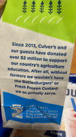 Culver's menu