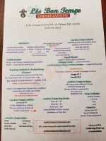 Les Bon Temps Creole Cuisine menu