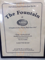 Little Drug Co Fountain And menu