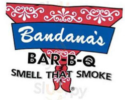 Bandana's -b-q Mid Rivers Express logo