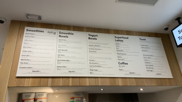 Upbeet menu