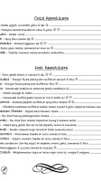 The Greek Spot menu