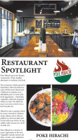 Poke Hibachi menu