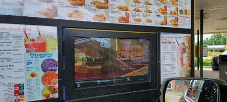 Sonic Drive-in menu