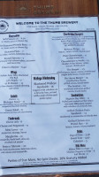 Thumb Brewery menu