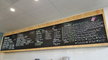 360 Health Cafe menu