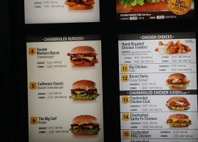 Carl’s Jr. menu