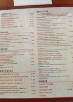 Wayback Burgers menu