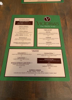 Victoria's Pasta Shop menu