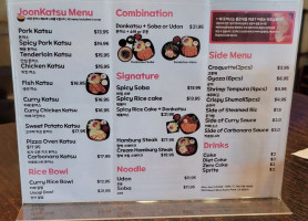 Joon Katsu menu