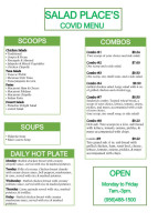 Salad Place menu