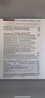 Saigon Hut menu