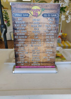 Pucker Up Lemonade Company menu