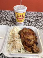 L&l Hawaiian Barbecue food