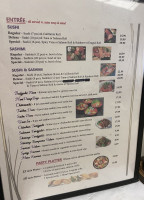 Hinari Sushi menu