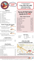 Live Crawfish Seafood menu