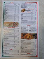 Garletto's Pizza menu