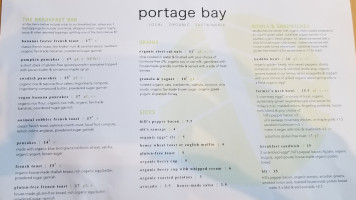 Portage Bay Cafe South Lake Union menu