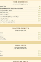 Crawfish Chef menu