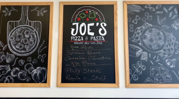 Joe's Pizza Pasta menu