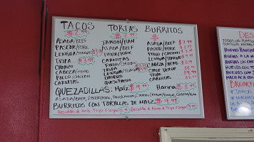 El Tamalaso menu