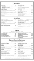 Frankie's Italian And Pizza menu