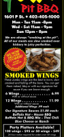 Southwest Pit Bbq menu