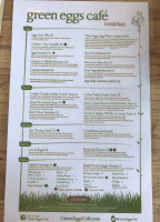 Green Eggs Cafe South Philly menu