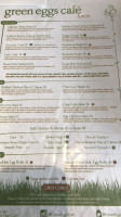 Green Eggs Cafe South Philly menu