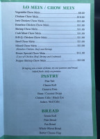 Carifesta menu