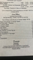 John The Baker Coral Springs menu