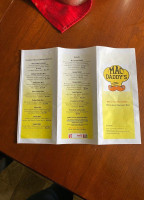 Mac Daddy’s menu