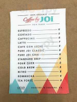 Joi Cafe menu