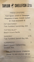 Wasabi menu