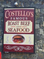 Costello's Famous Roast Beef And Seafood menu