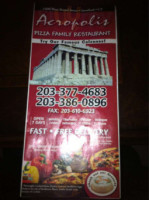 Papa Johns Pizza menu