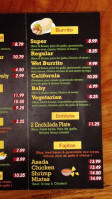Taqueria La Perla menu