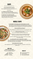 Singha Thai Cuisine menu