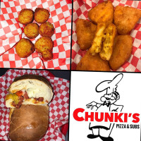 Chunki's Pizza Subs food