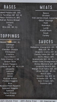 Mcdonald's menu