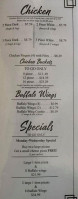 Fairmont Pizza menu