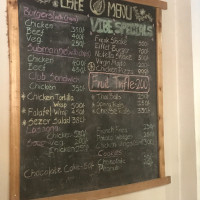 Two Tones Cafe menu