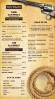 Jack's Cafe menu